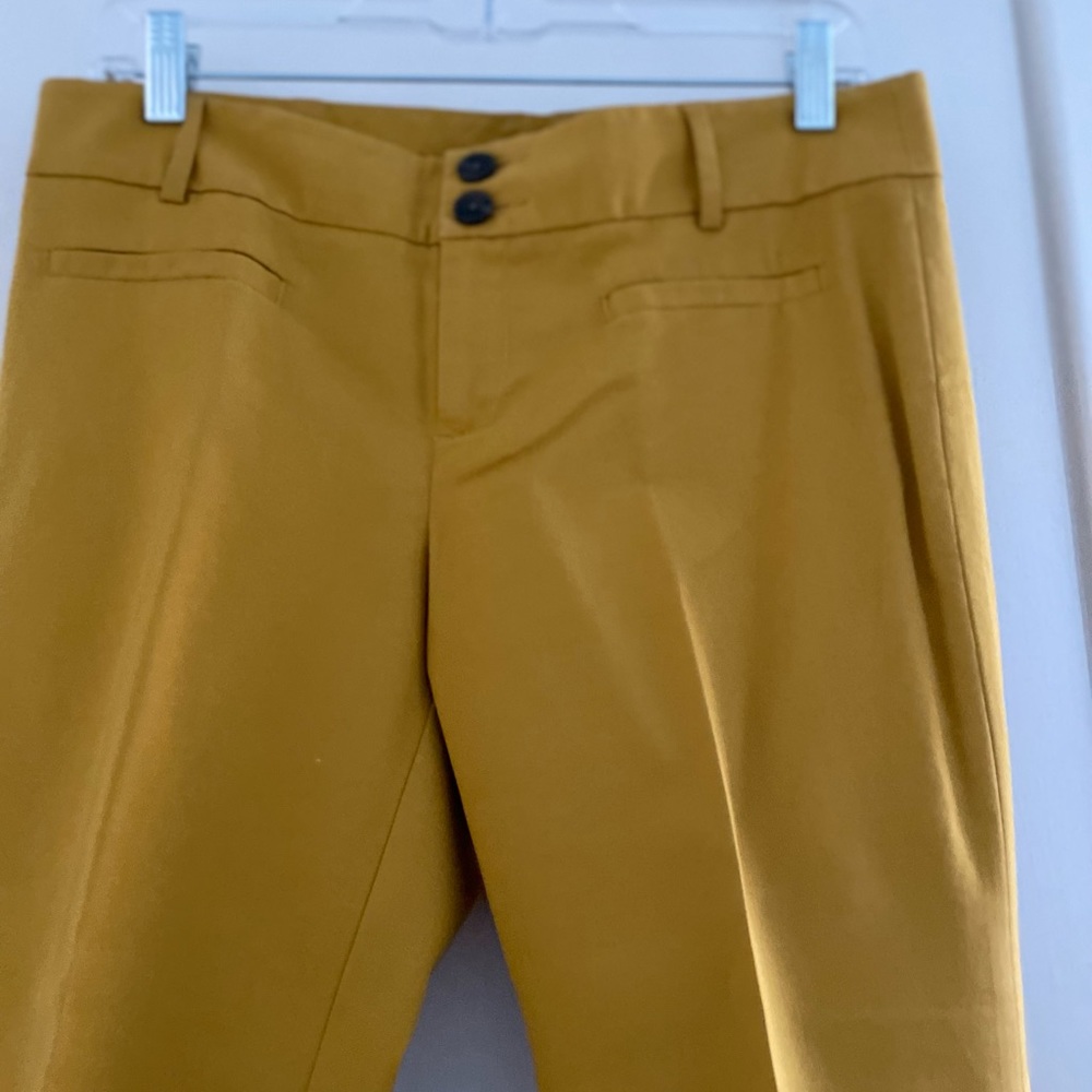 Cute/chic Mustard Yellow cigar pants Anthropologie size 6(runs small)